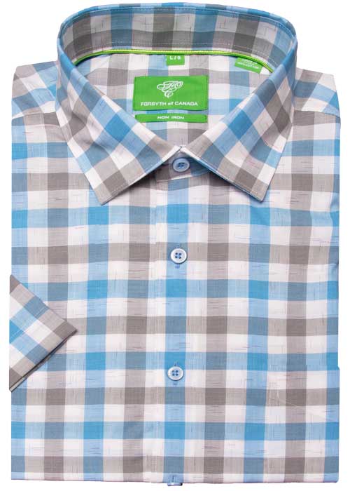 Forsyth Non-Iron Classic Fit Short Sleeve Sport Shirt – Campbell Haines